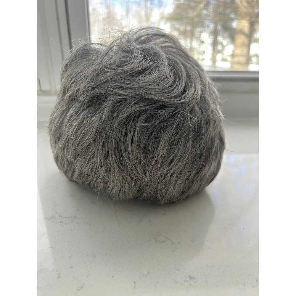 Henry‎ Margu Short Grey Salt and Pepper Synthetic Wig Layered Classic Style